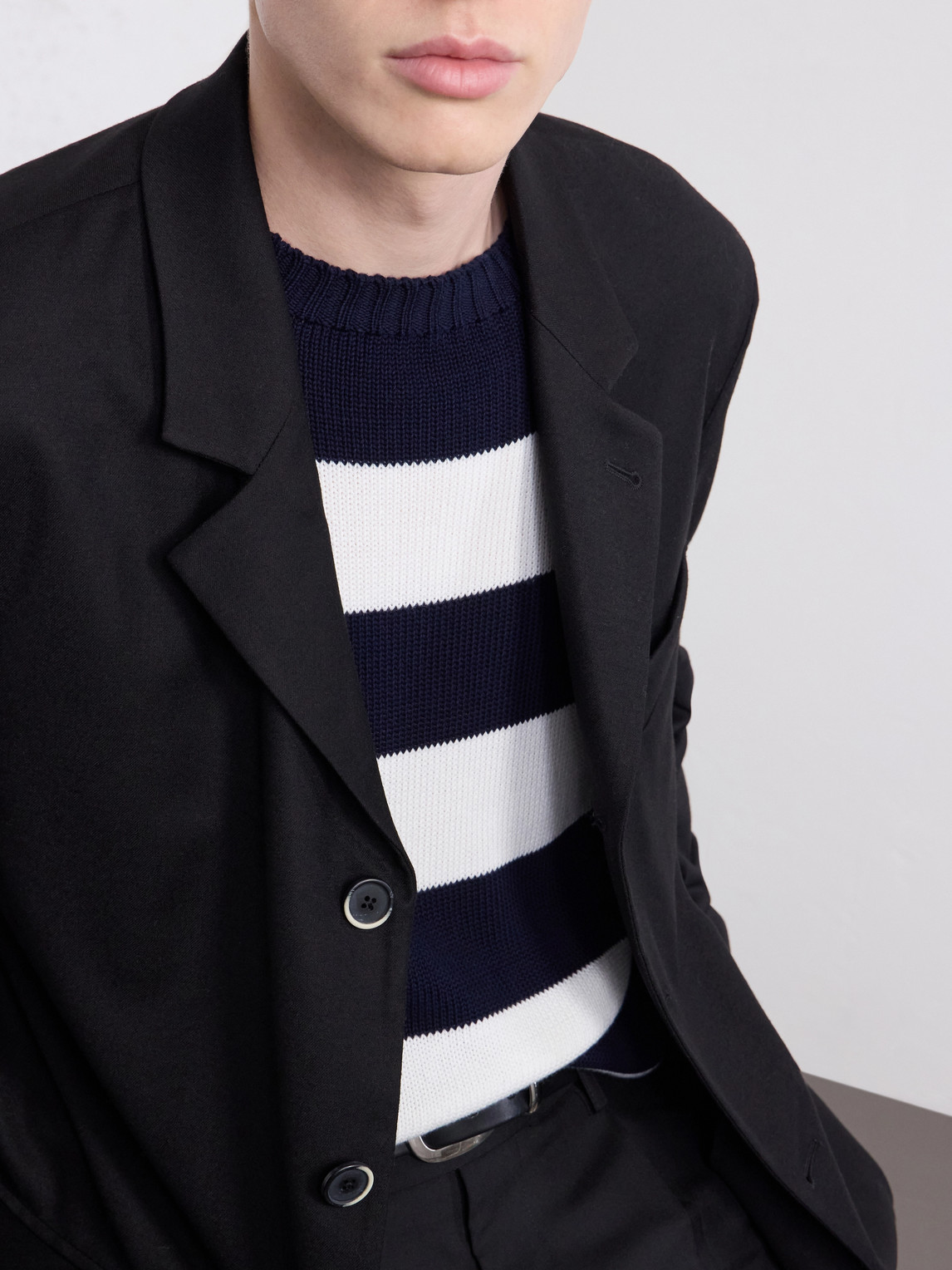 Twill Wool-Blend Blazer