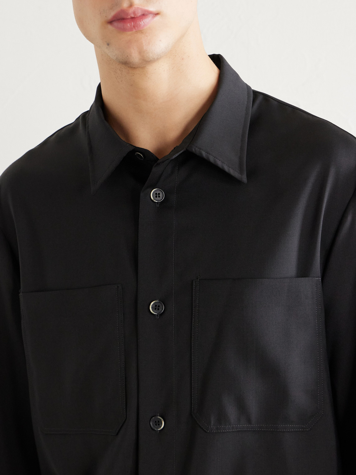 Virgin Wool Overshirt