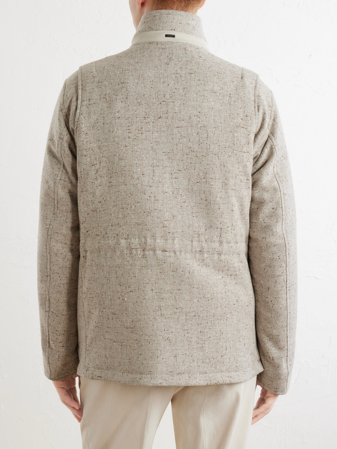 Virgin Wool-Tweed Field Jacket