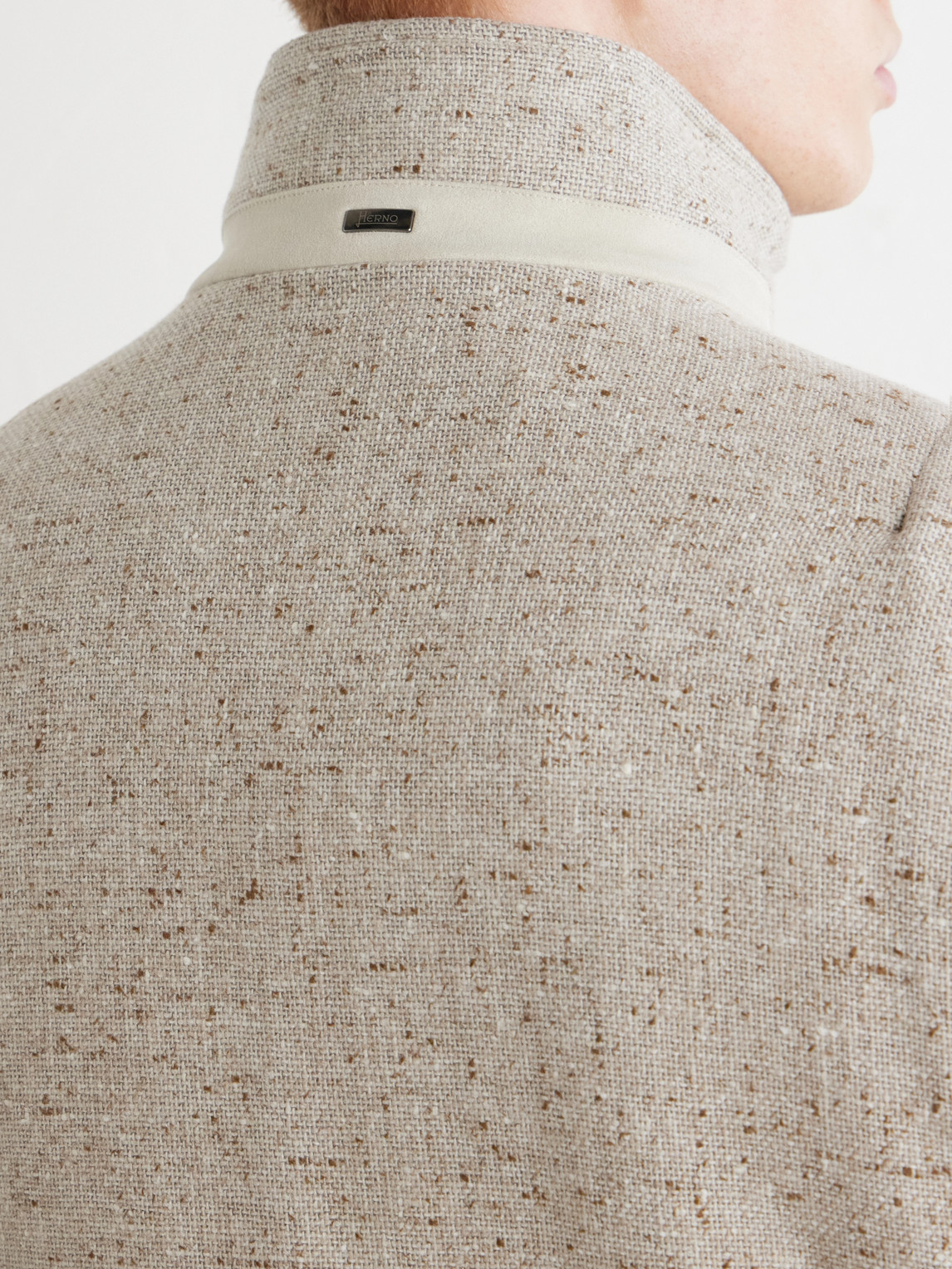 Virgin Wool-Tweed Field Jacket