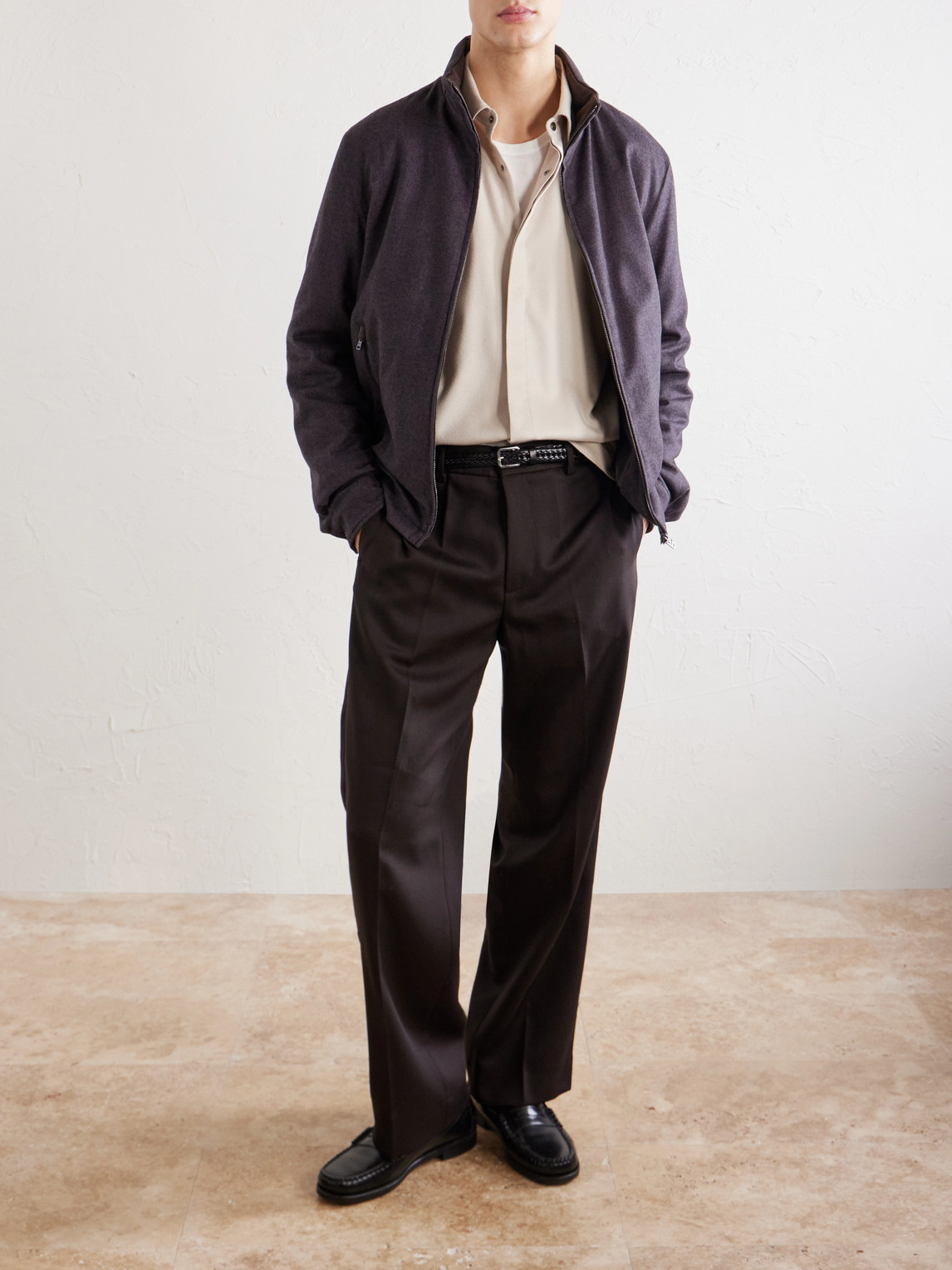 Silk And Cashmere-Blend Shirt