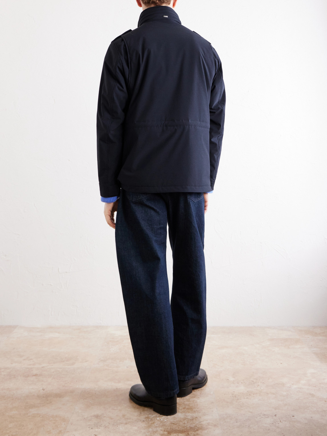 Four Pockets Woven Jacket