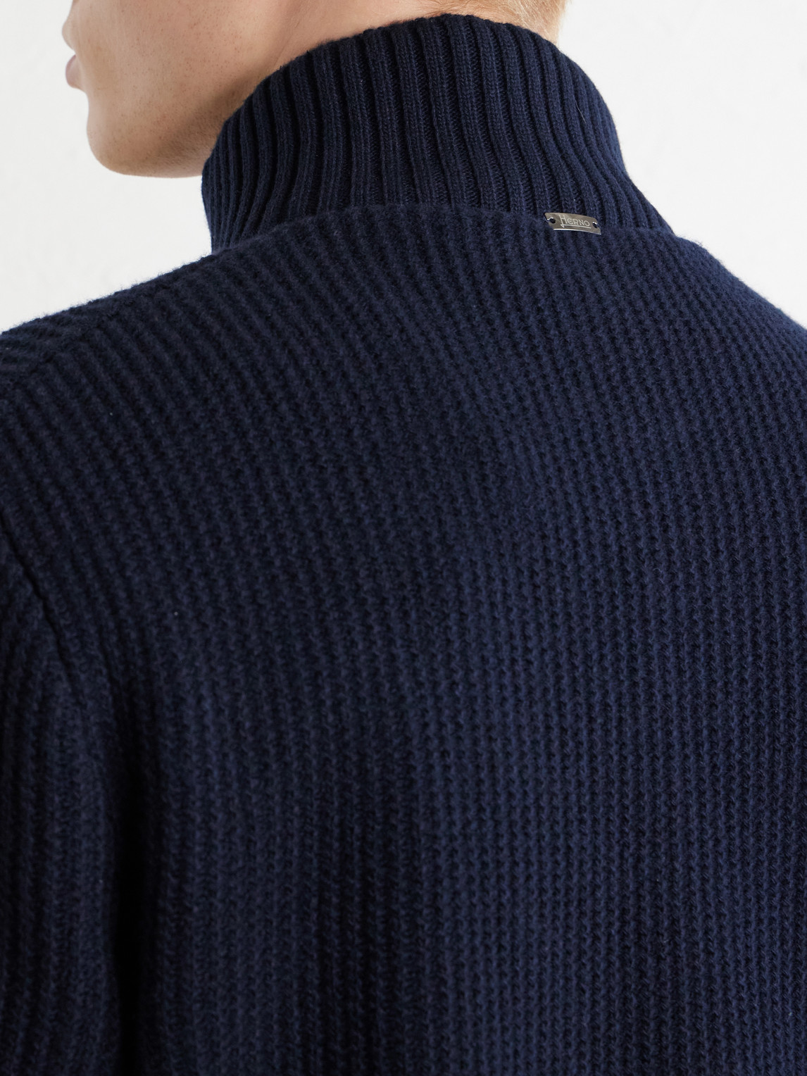 Wool Zip-Up Cardigan