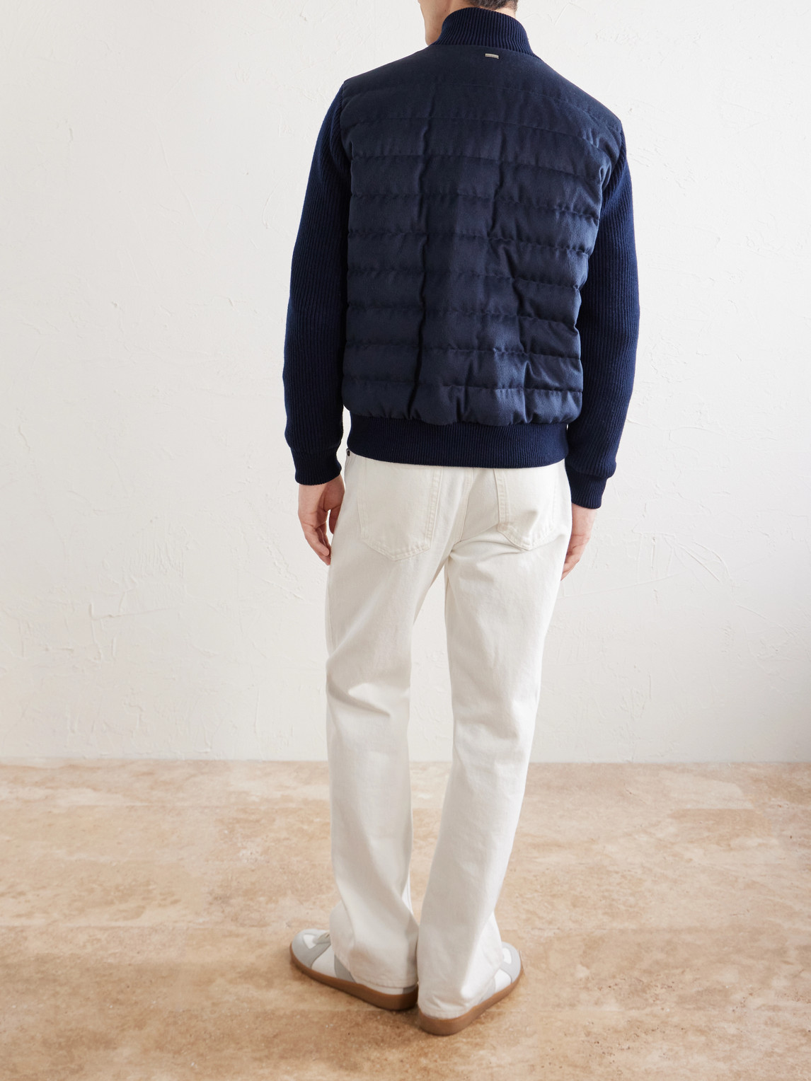 Quilted Twill Down Jacket