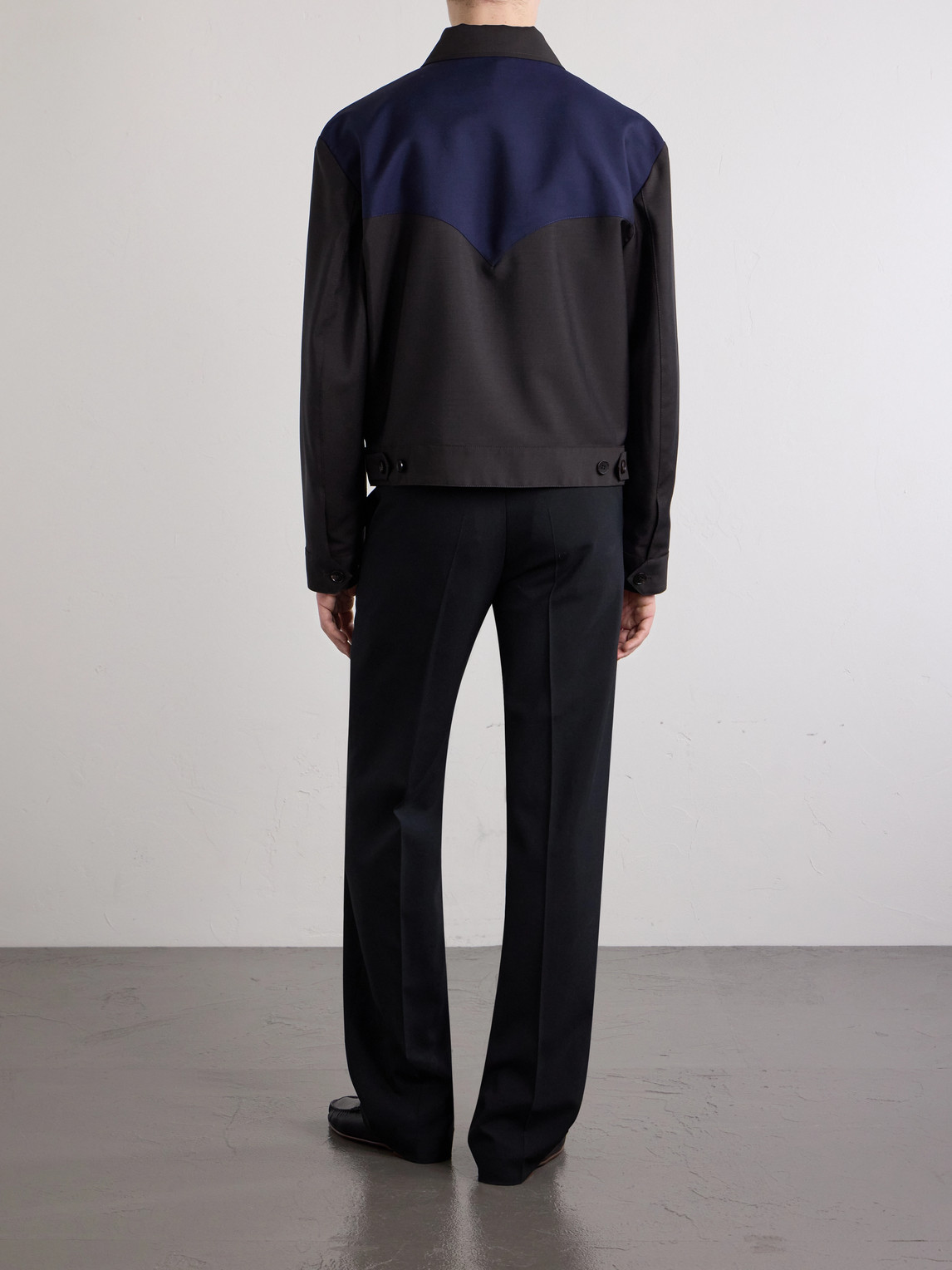  Versace - Wool And Mohair-blend Blouson Jacket - Men - Brown - It 52 
