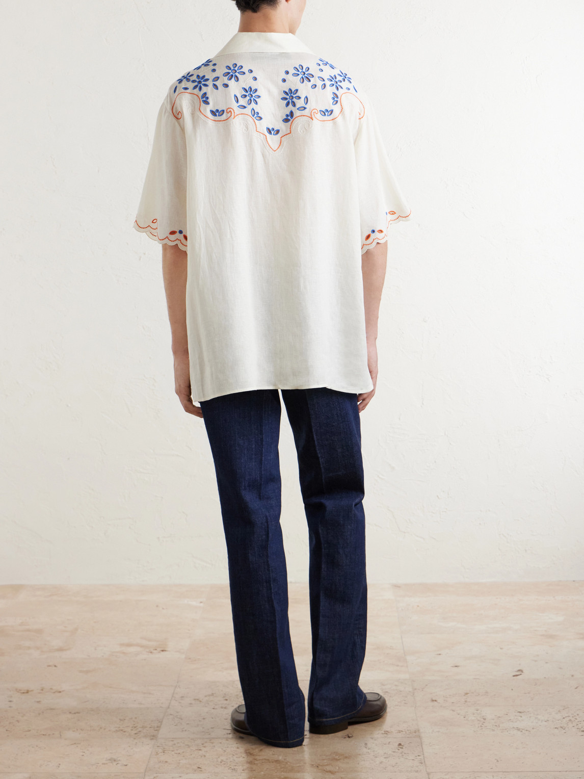 Garavani - Camp-Collar Linen