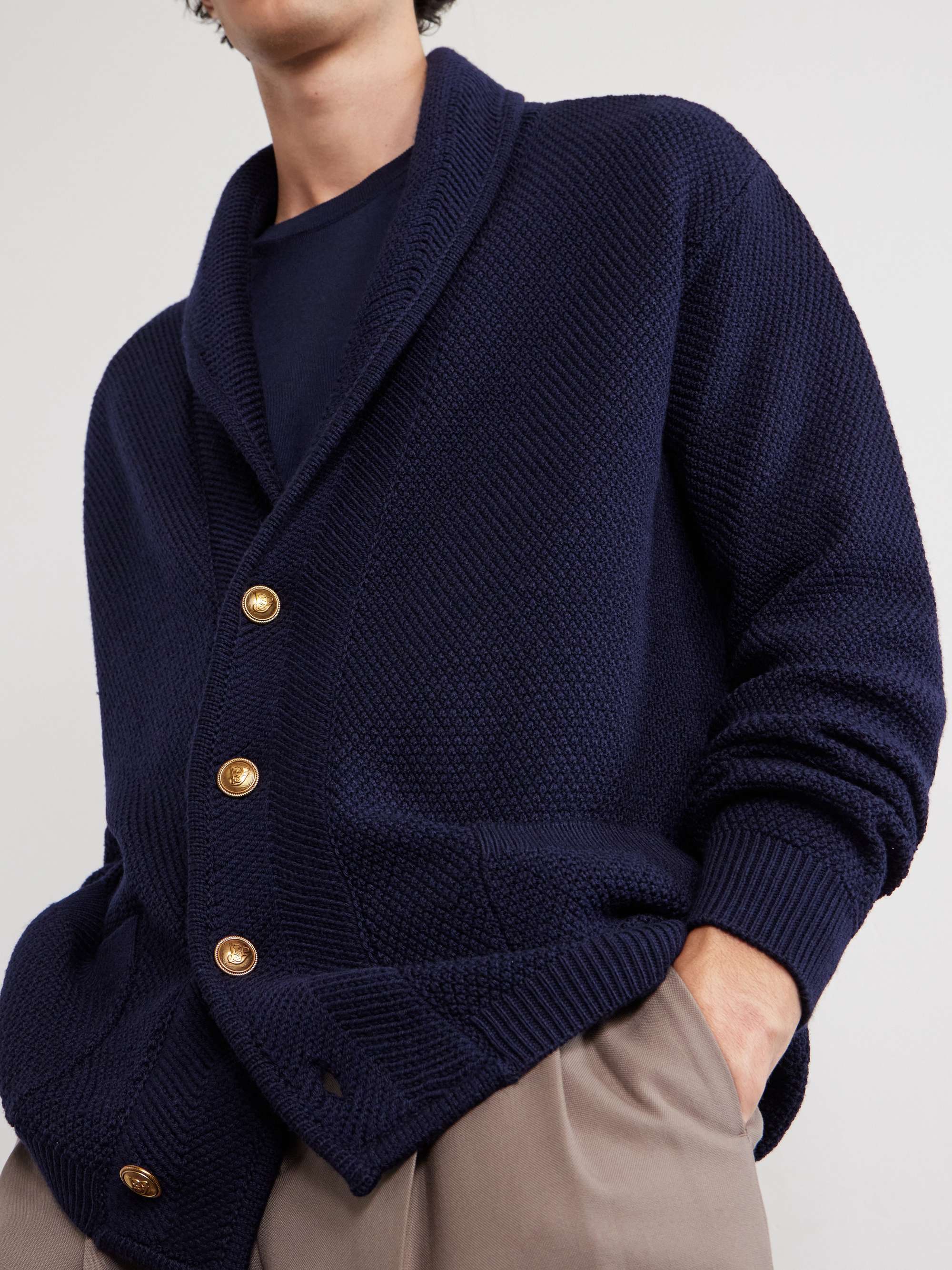 VALENTINO GARAVANI Knit Wool Cardigan for Men | MR PORTER