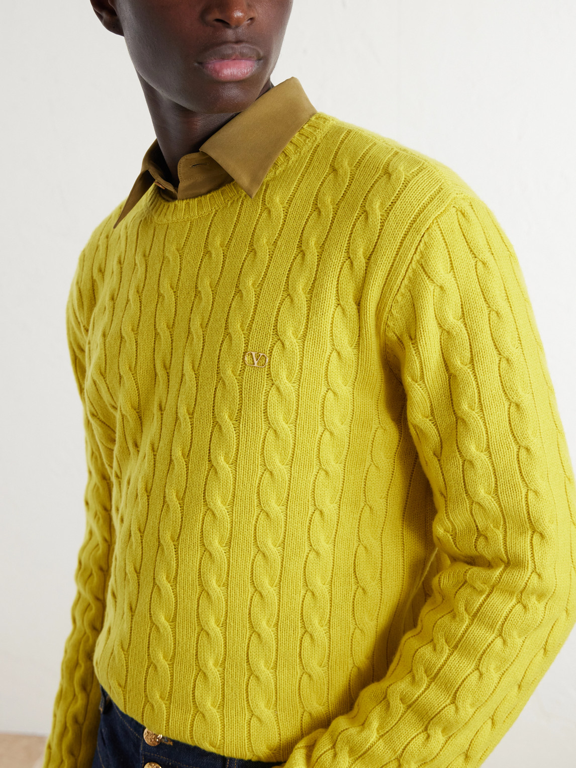 Garavani - Vlogo-Embellished Cashmere Sweater