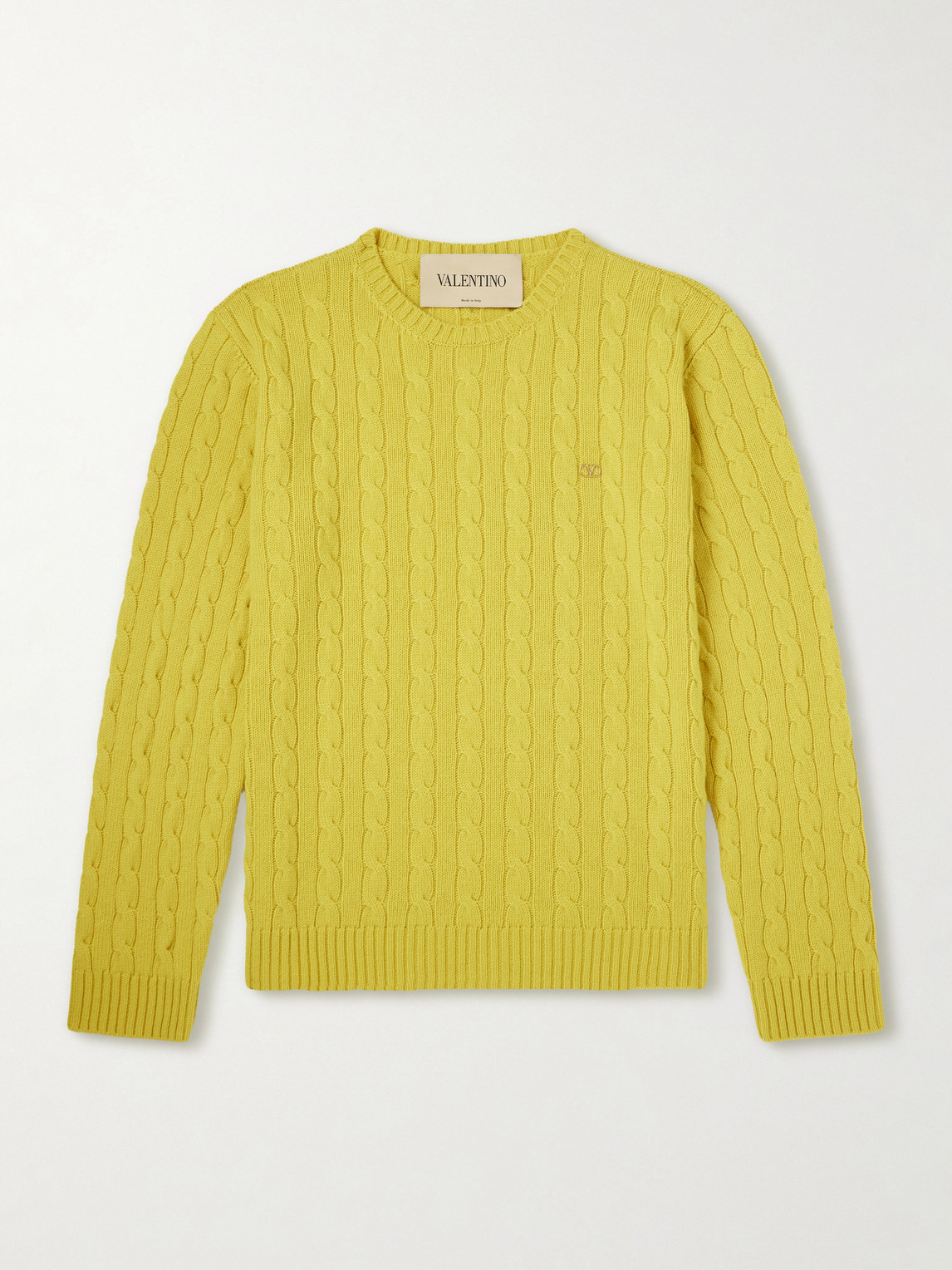 Garavani - Vlogo-Embellished Cashmere Sweater