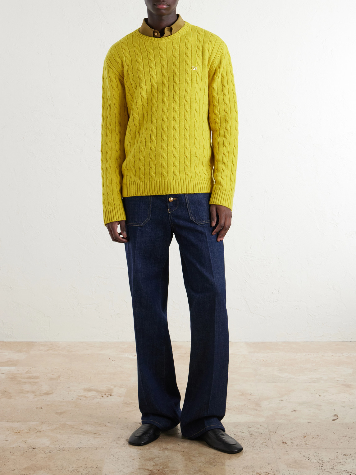 Garavani - Vlogo-Embellished Cashmere Sweater