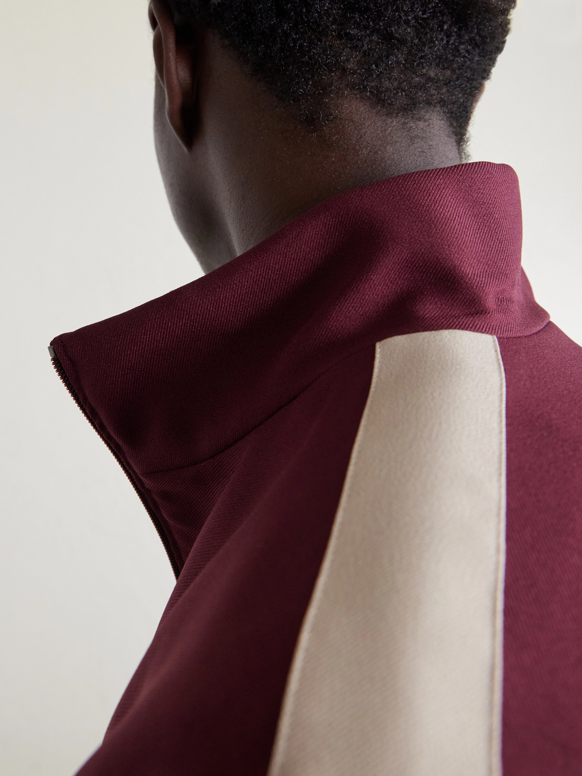 Garavani - Vgold Striped Drill Zip-Up Sweater