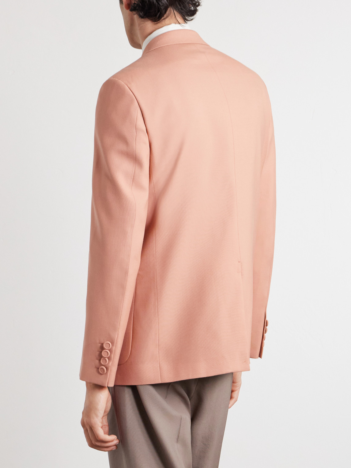 Garavani - Double-Breasted Wool-Nattè Blazer