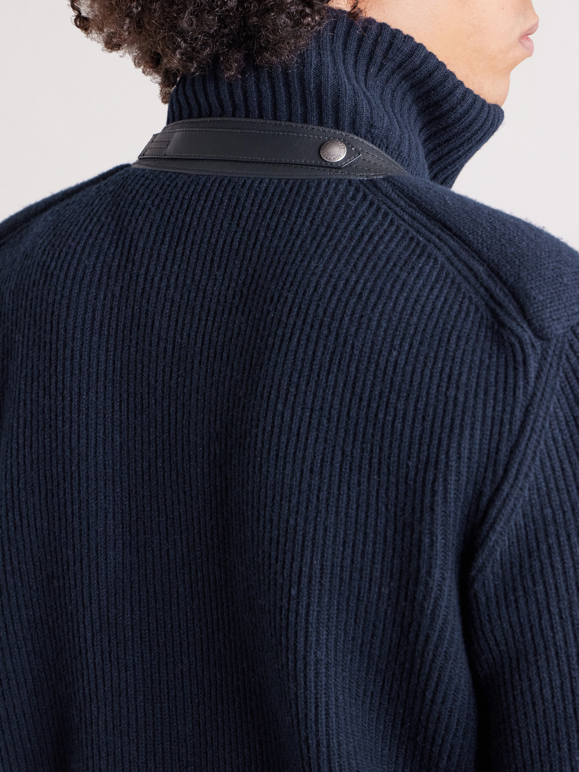 Slim-Fit Quilted Wool Down Jacket
