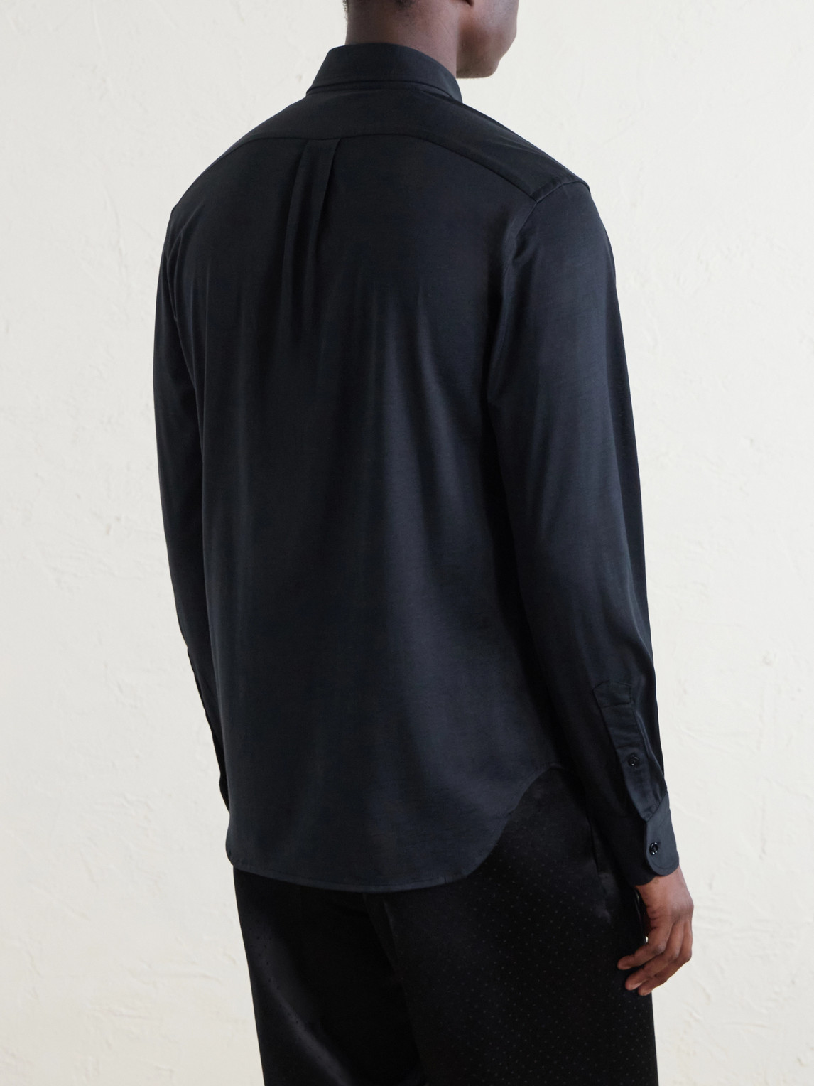 Silk And Cotton-Blend Shirt