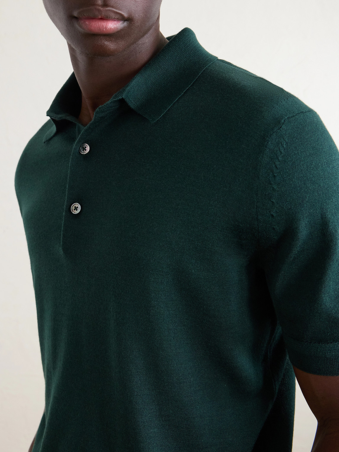 Cashmere And Silk-Blend Polo Shirt