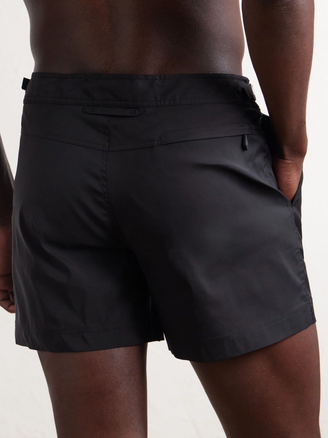 Tom Ford Straight-Leg Mid-Length Swim Shorts - Men | Thumbnail 3 Tom Ford Straight-Leg Mid-Length Swim Shorts - Men | Thumbnail 3