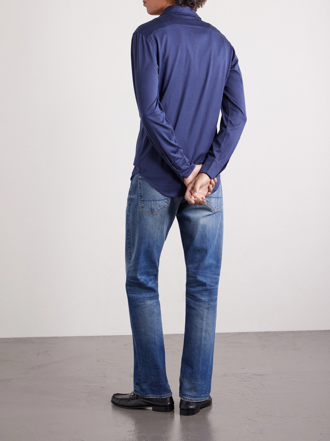 Silk And Cotton-Blend Shirt