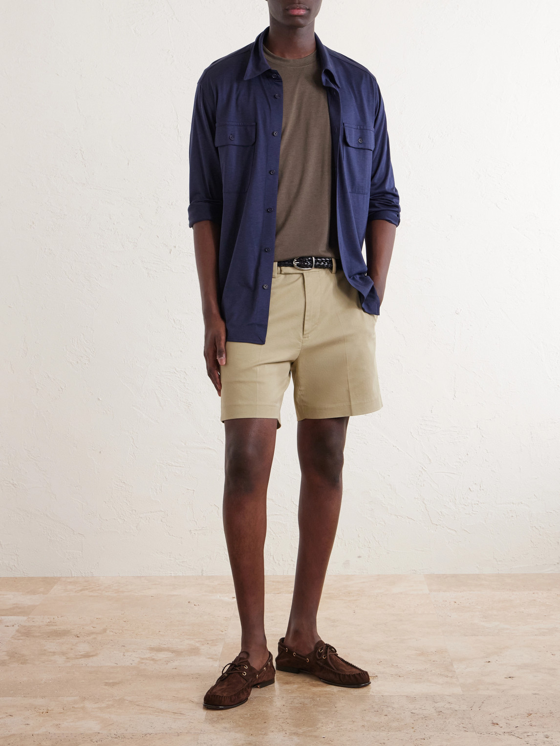 Lyocell And Cotton-Blend T-Shirt