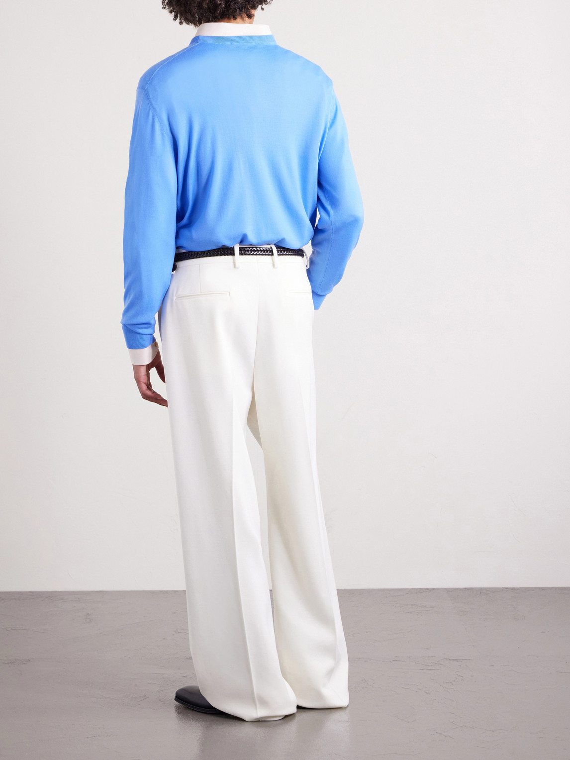  Tom Ford - Merino Wool Sweater - Men - Blue - It 46 