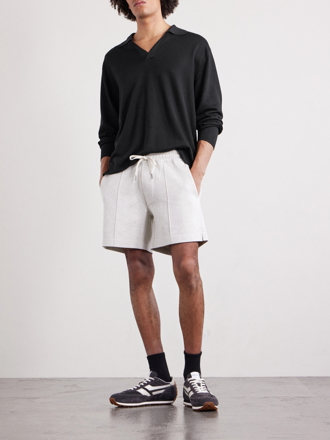 Tom Ford Cashmere and Silk-Blend Polo Shirt - Men | Thumbnail 2 Tom Ford Cashmere and Silk-Blend Polo Shirt - Men | Thumbnail 2