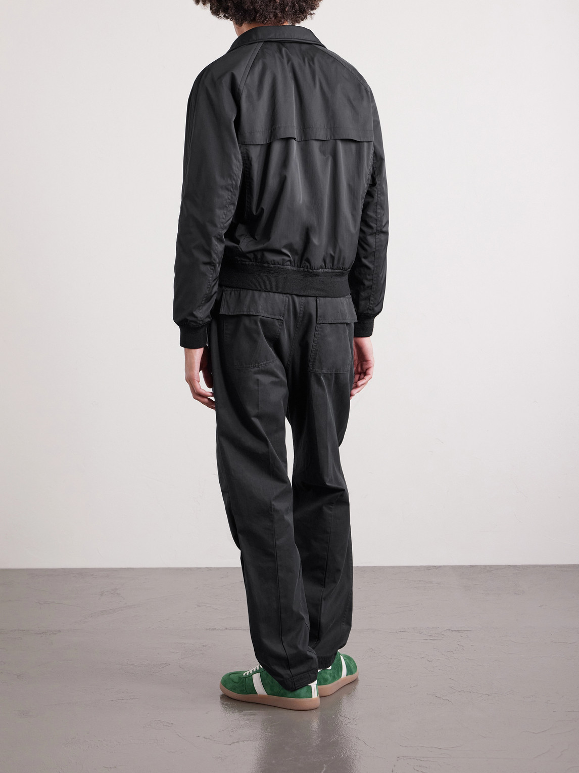 Tom Ford Shell Blouson Jacket In Black