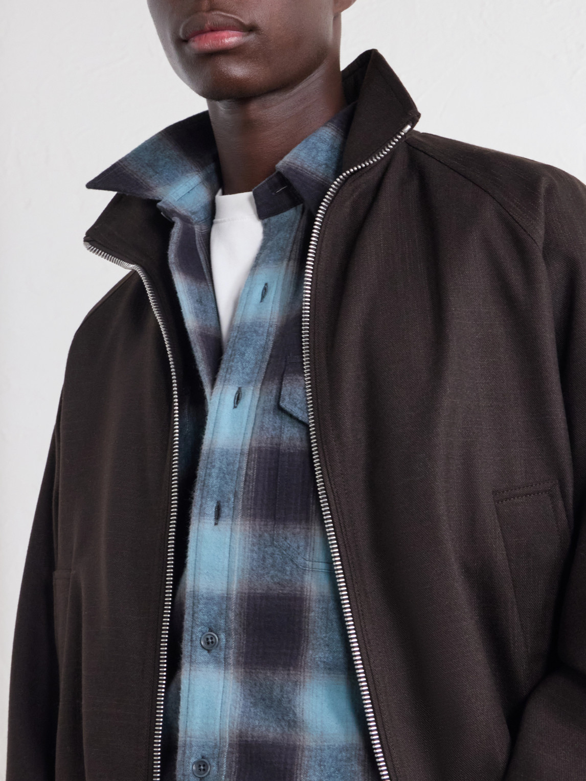 Checked Cotton-Flannel Shirt