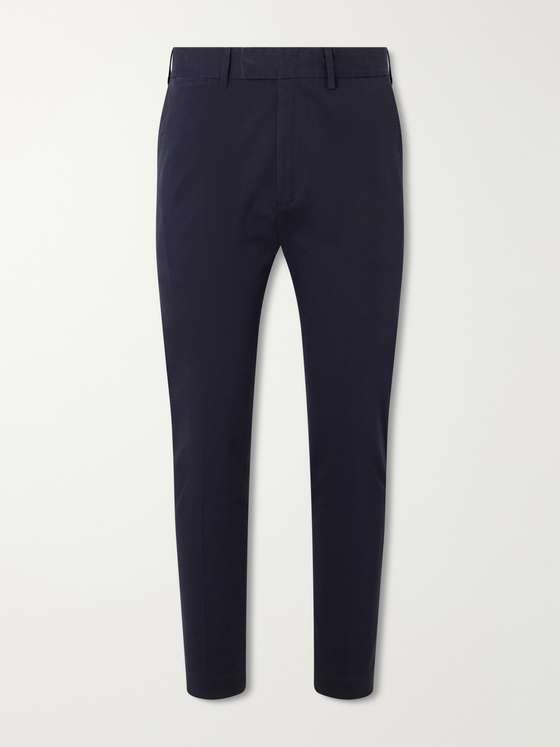 Tomford Tapered Cotton-Blend Twill Trousers