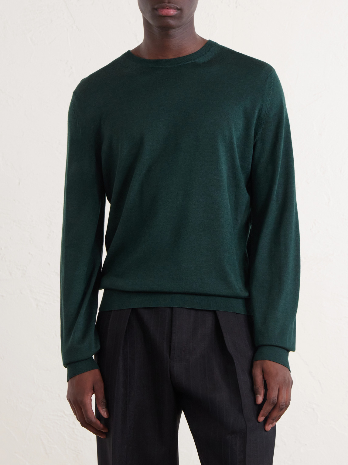 Cashmere And Silk-Blend Sweater
