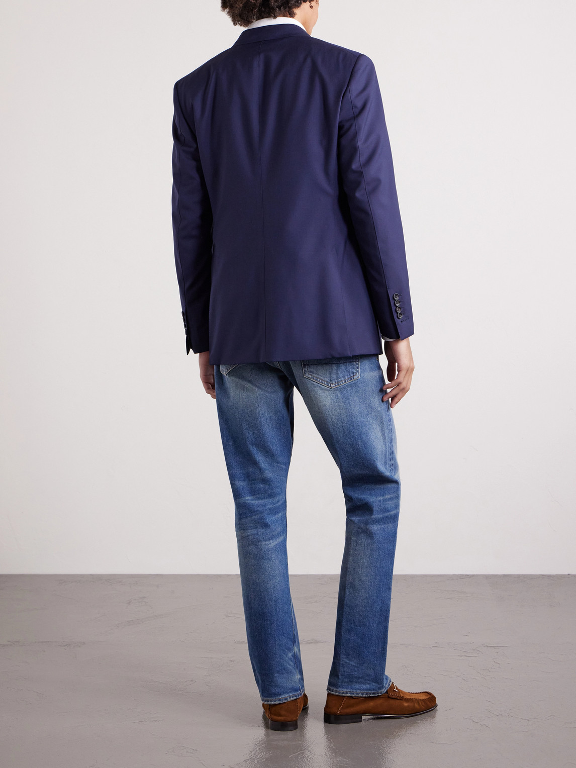 Straight-Leg Selvedge Jeans