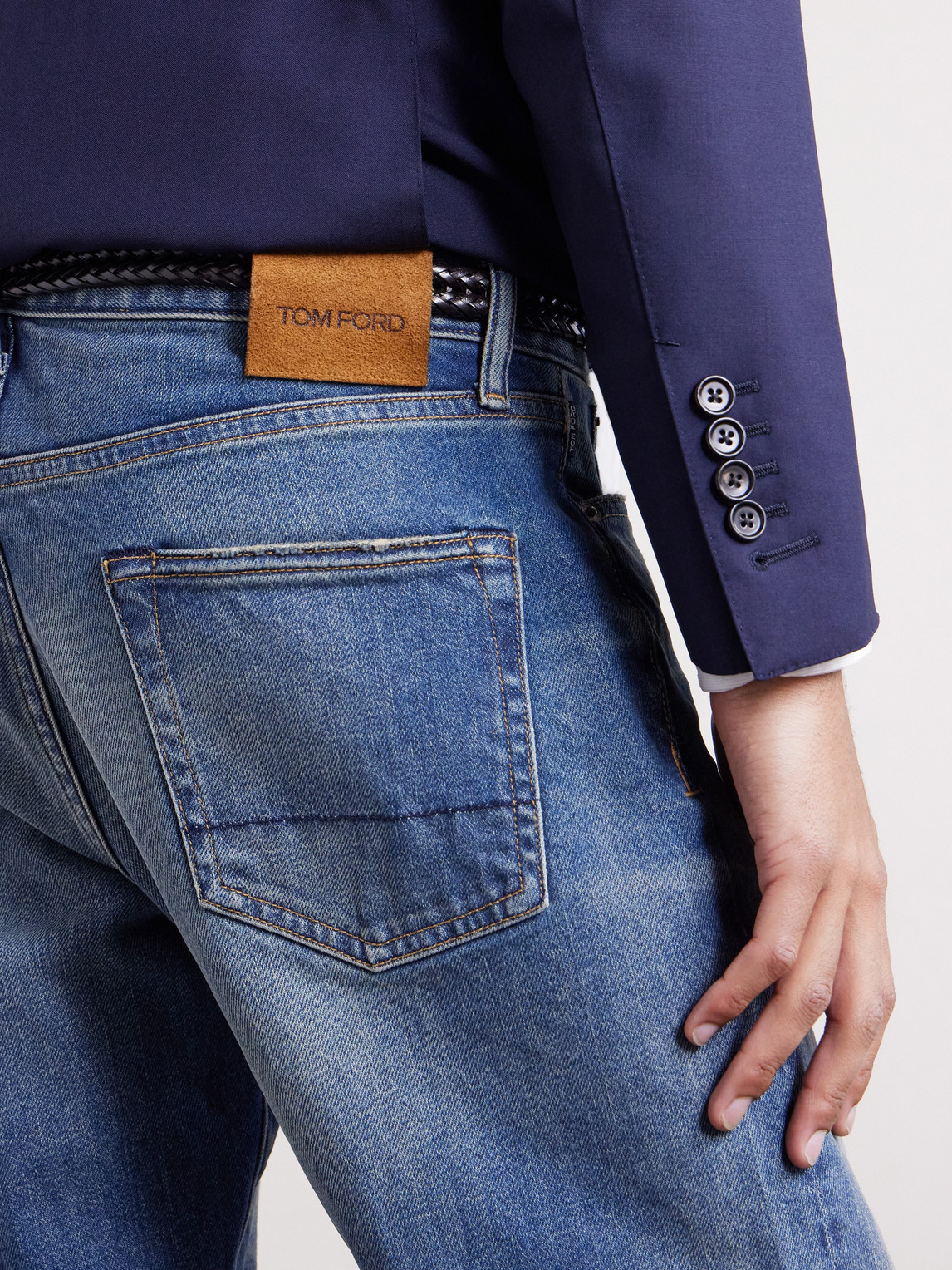 Straight-Leg Selvedge Jeans