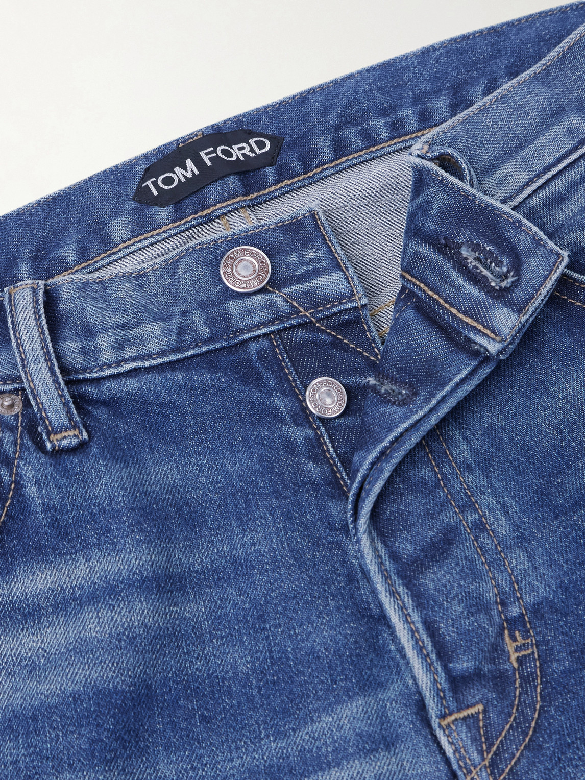 Straight-Leg Selvedge Jeans