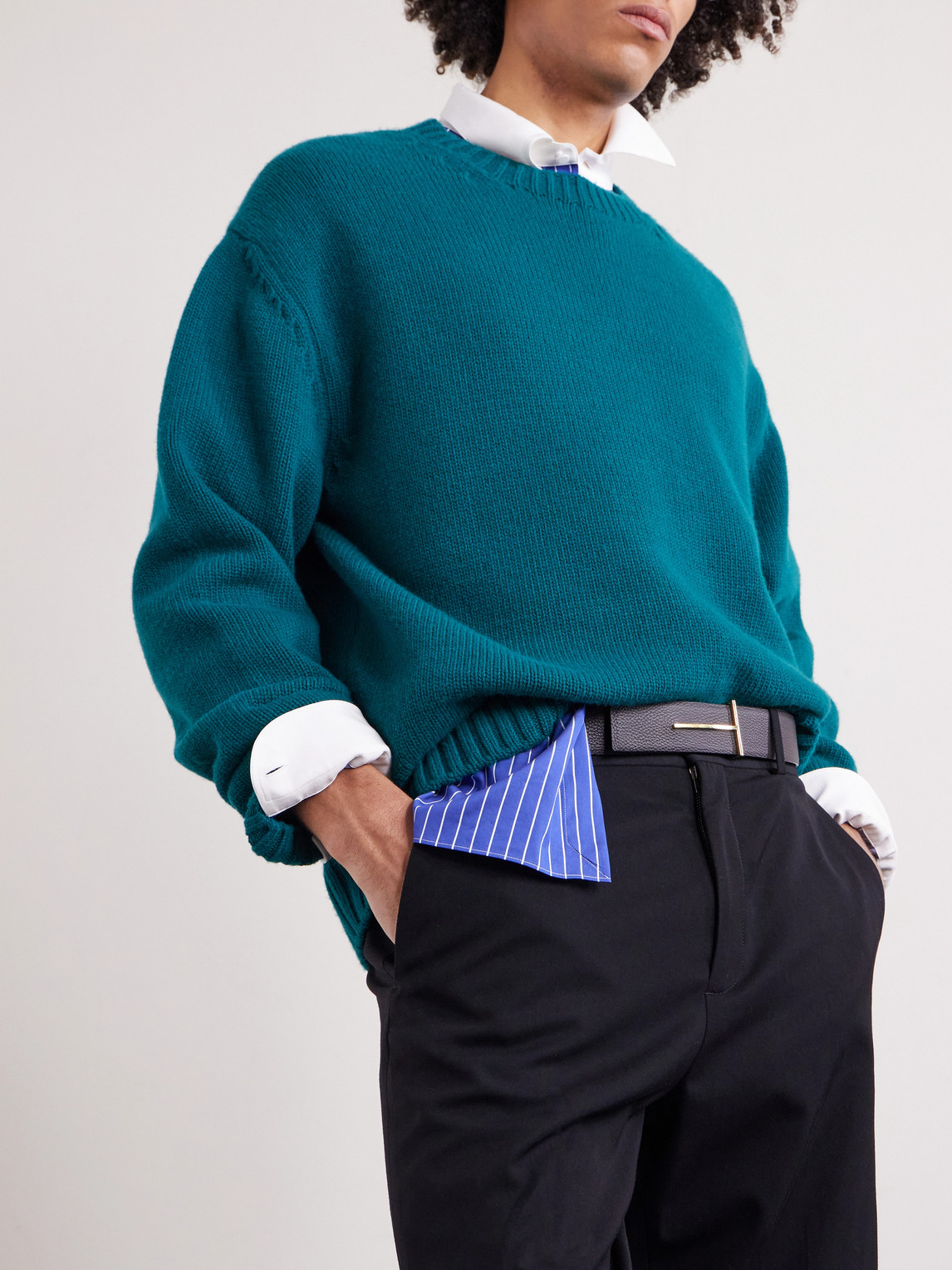 And Cashmere-Blend Sweater
