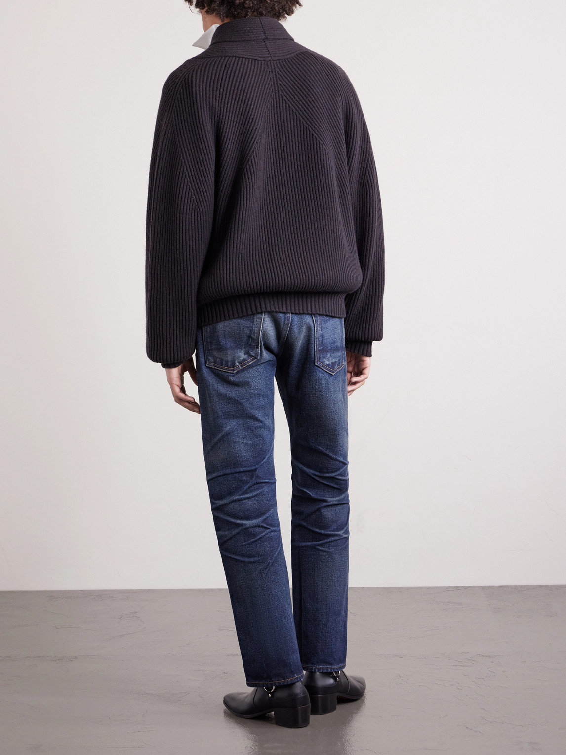 Straight-Leg Selvedge Jeans