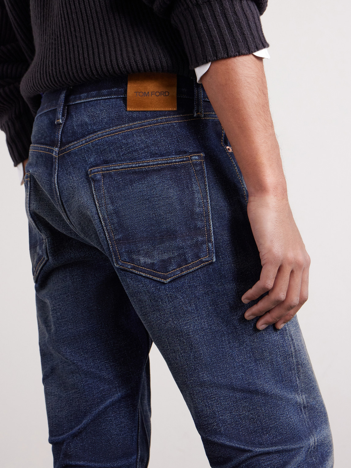 Straight-Leg Selvedge Jeans