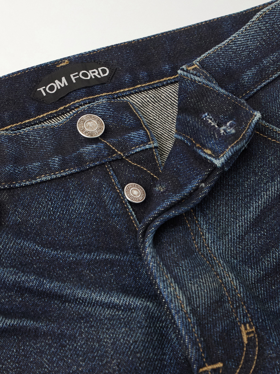 Straight-Leg Selvedge Jeans