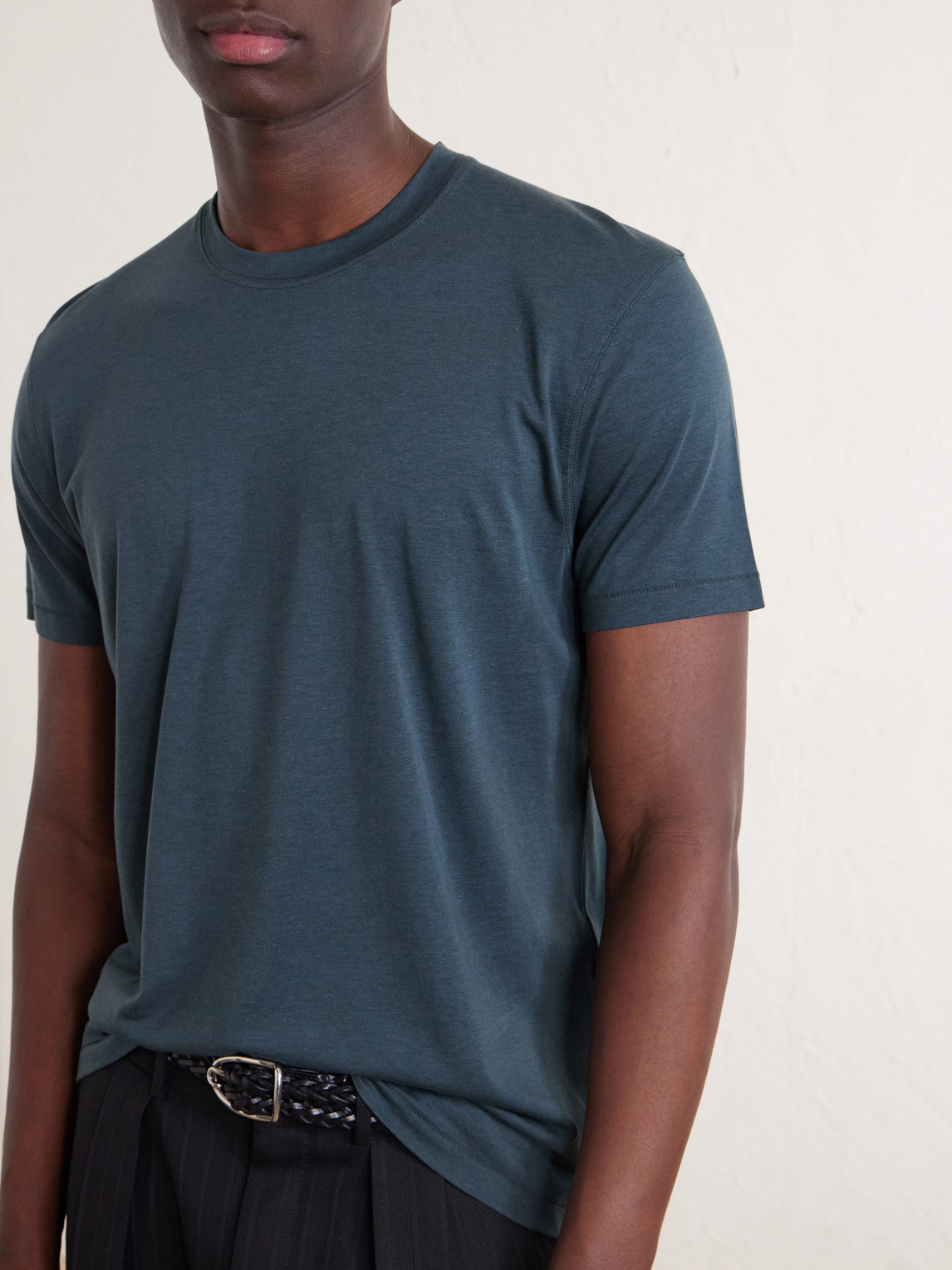 Lyocell And Cotton-Blend T-Shirt