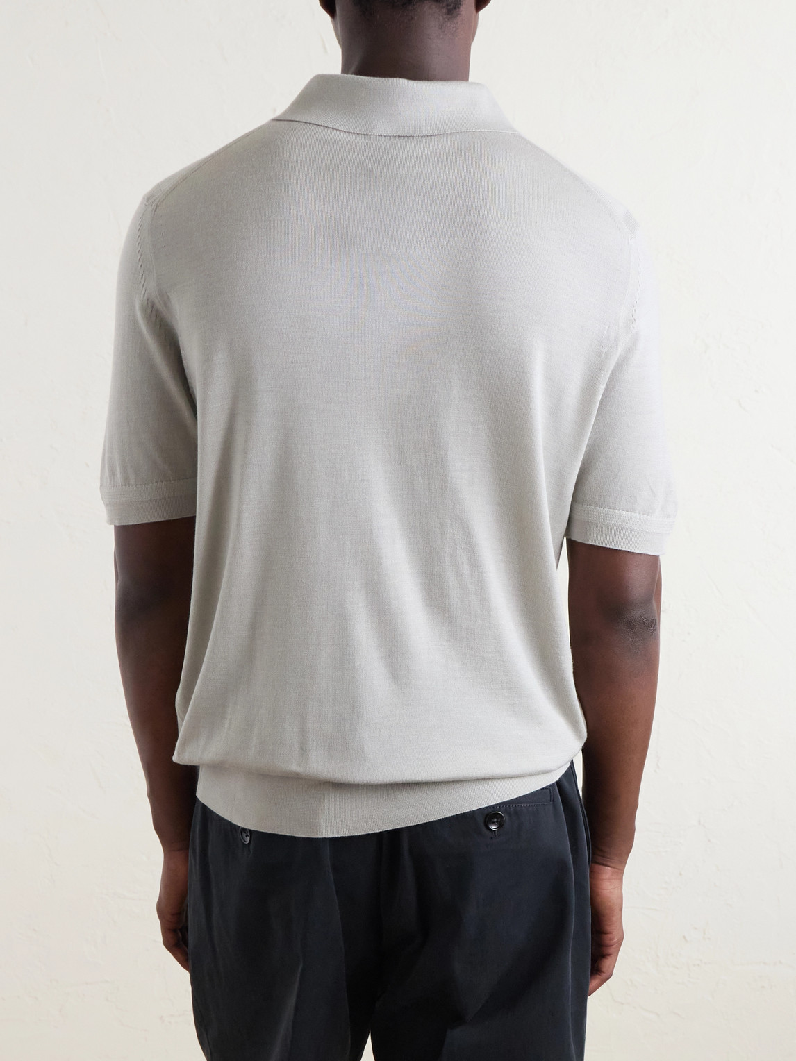 Cashmere And Silk-Blend Polo Shirt