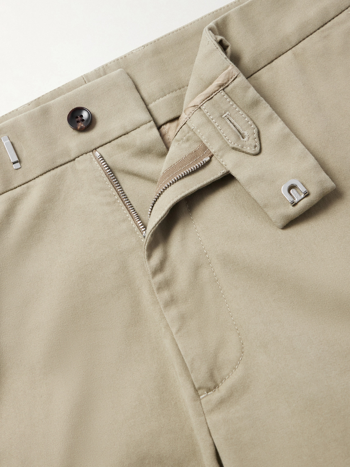 Tom Ford Tapered Cotton-Blend Twill Trousers - Men | Thumbnail 6 Tom Ford Tapered Cotton-Blend Twill Trousers - Men | Thumbnail 6
