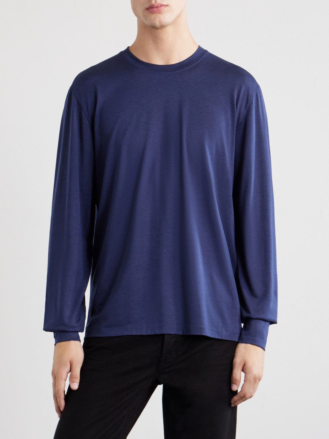Lyocell And Cotton-Blend Jersey T-Shirt