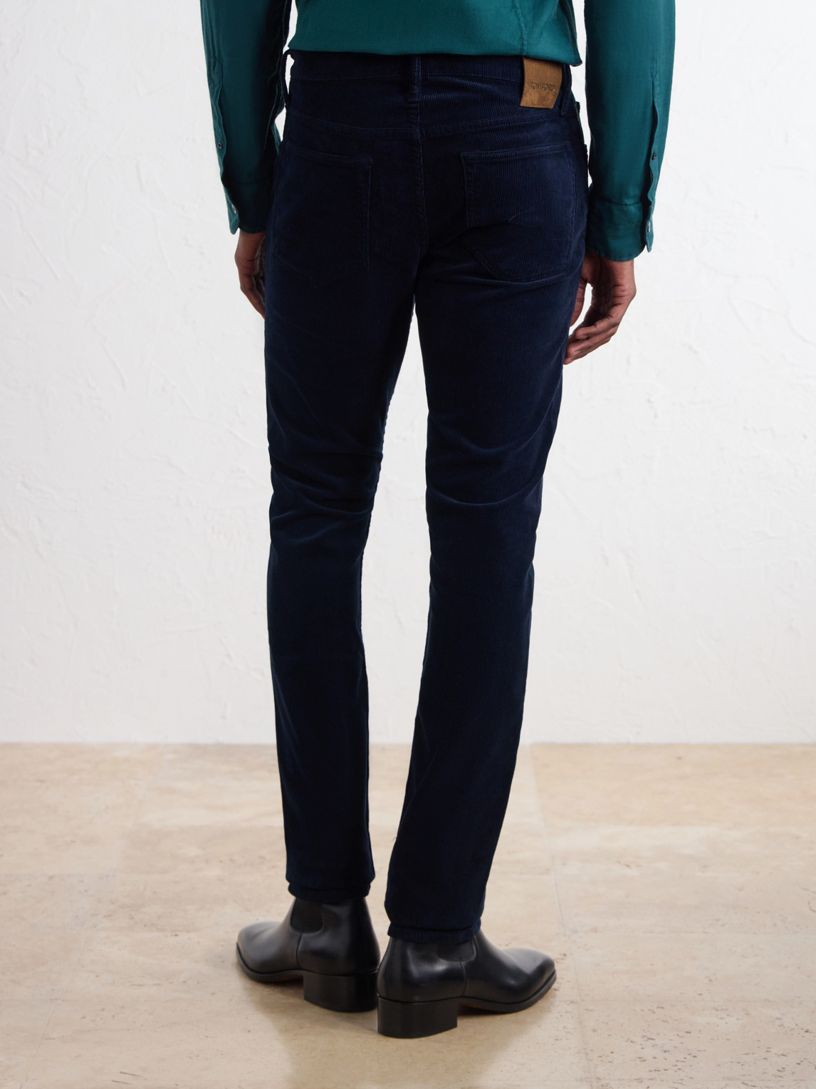 Slim-Fit Cotton-Blend Corduroy