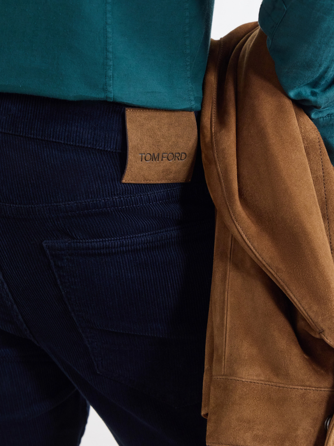 Slim-Fit Cotton-Blend Corduroy