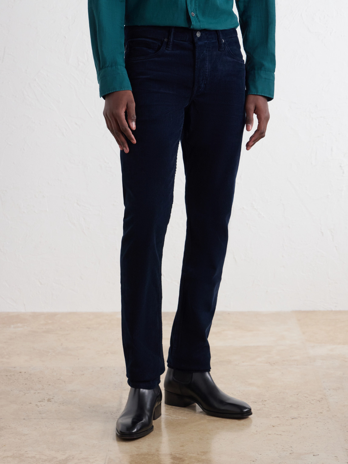 Slim-Fit Cotton-Blend Corduroy