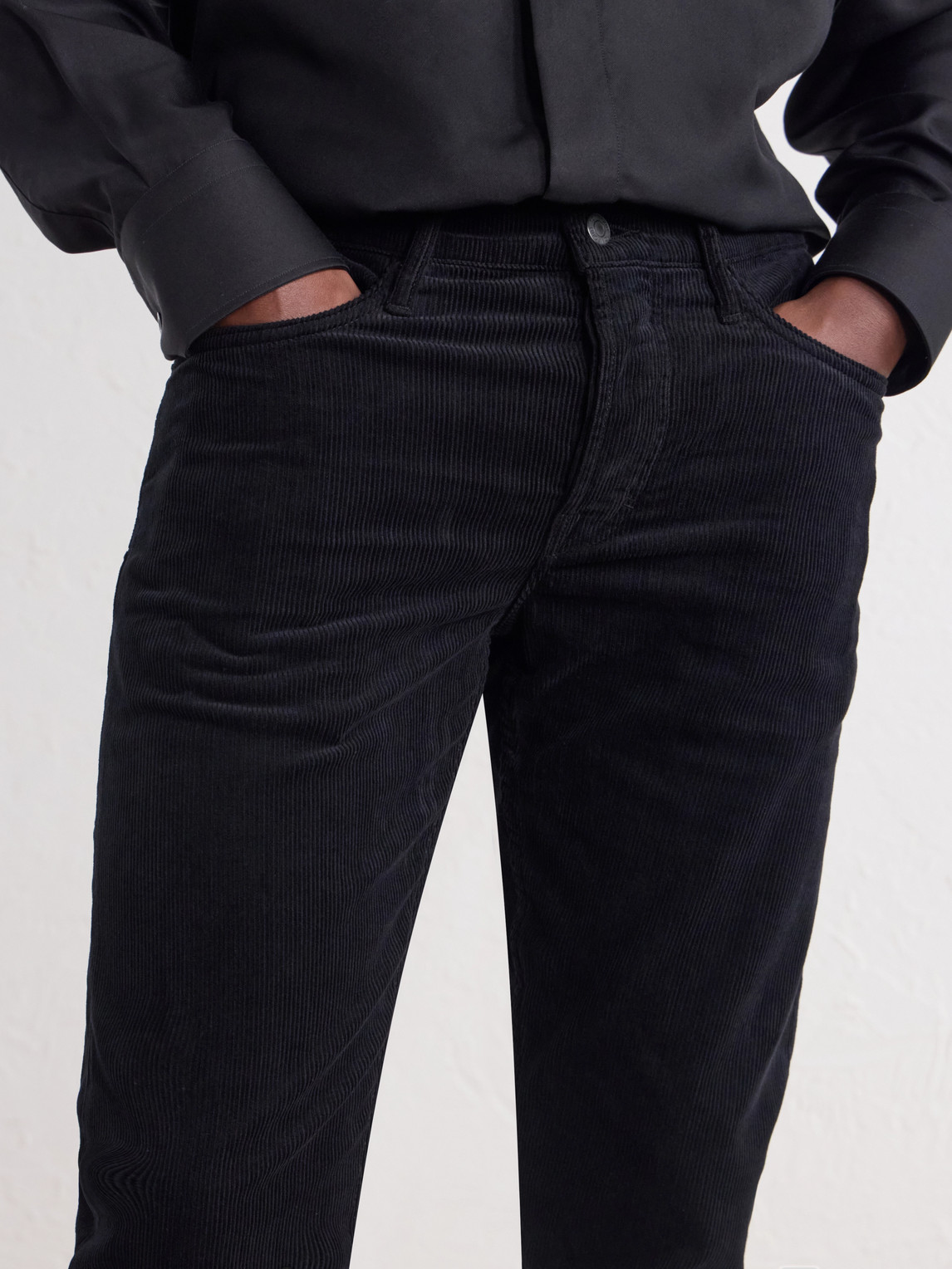 Slim-Fit Cotton-Blend Corduroy