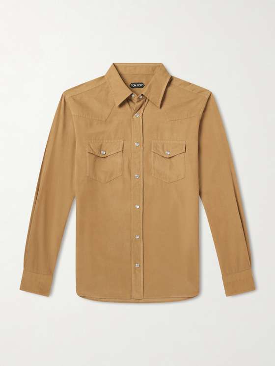 Tomford Slim-Fit Cotton-Corduroy Shirt