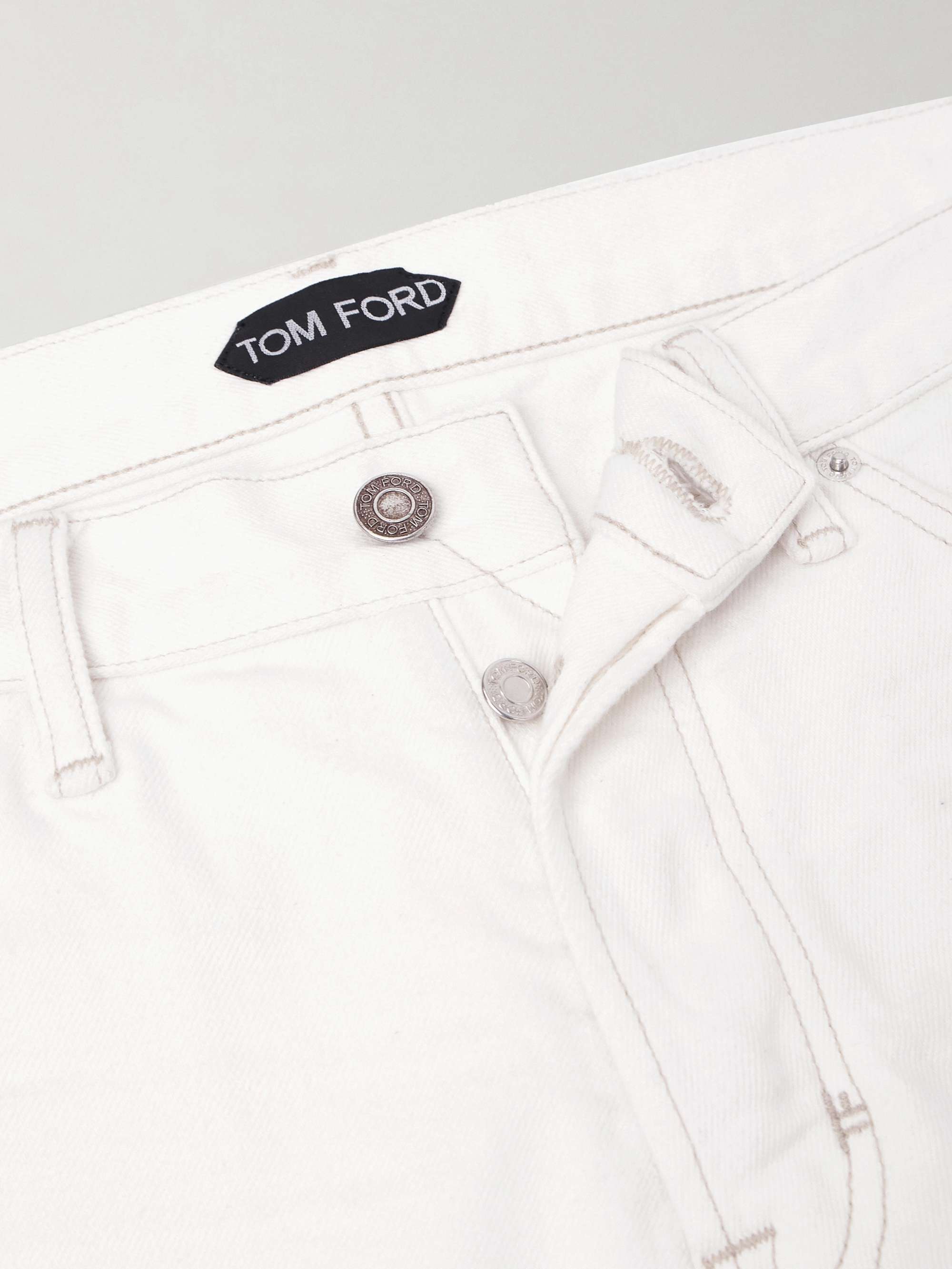 TOM FORD Straight-Leg Selvedge Jeans for Men | MR PORTER