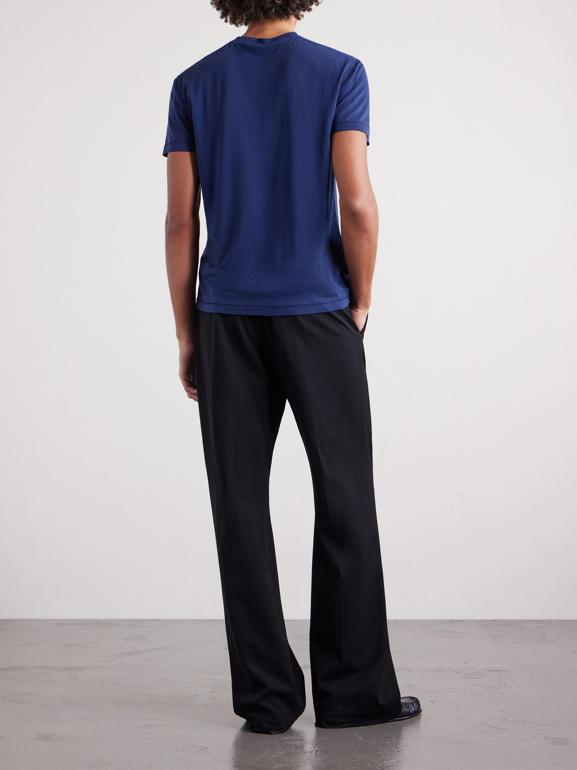 Lyocell And Cotton-Blend T-Shirt