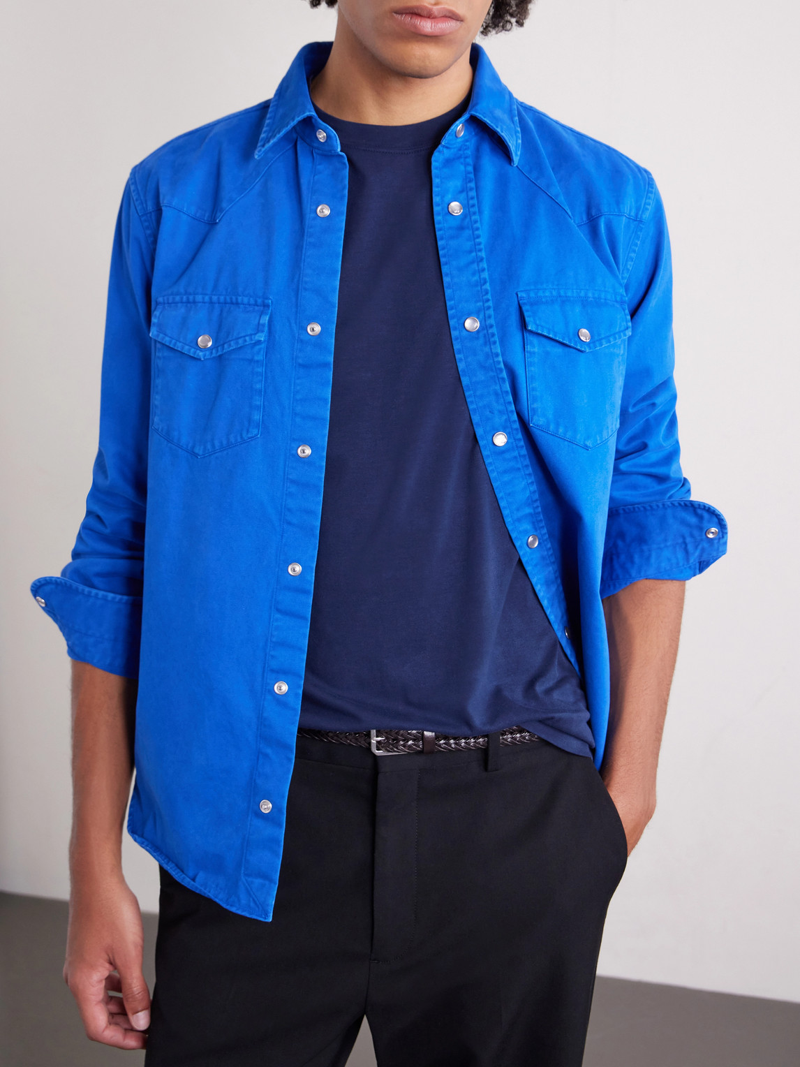 Lyocell And Cotton-Blend T-Shirt