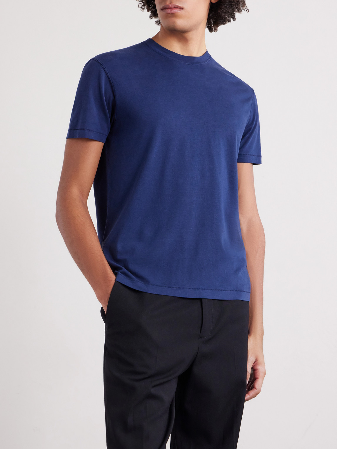 Lyocell And Cotton-Blend T-Shirt