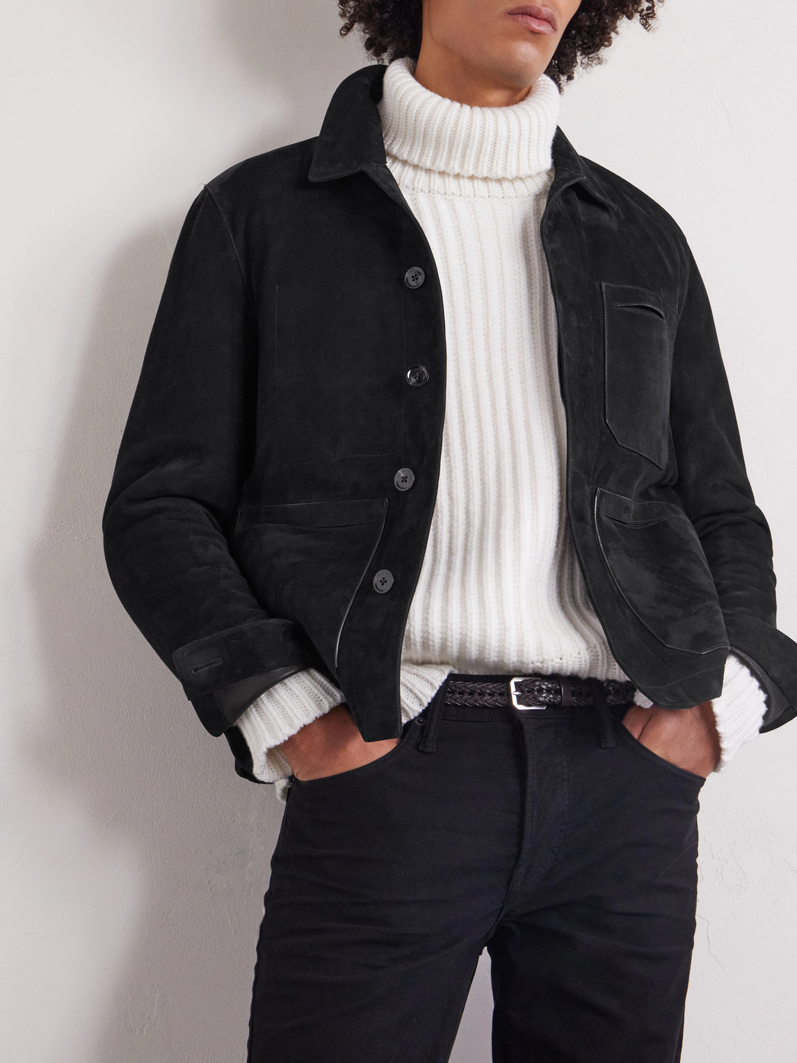 Suede Field Jacket