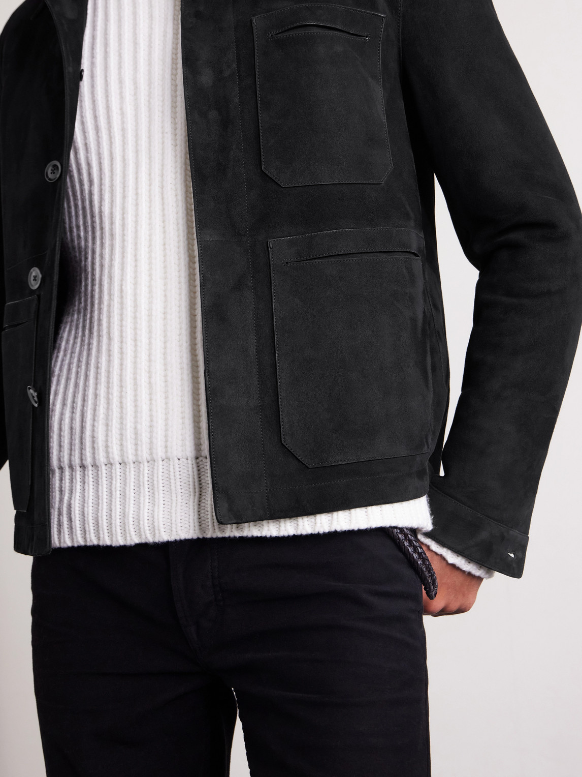 Suede Field Jacket